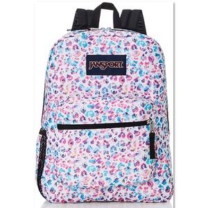 JanSport Colorful Leopard Print Backpack